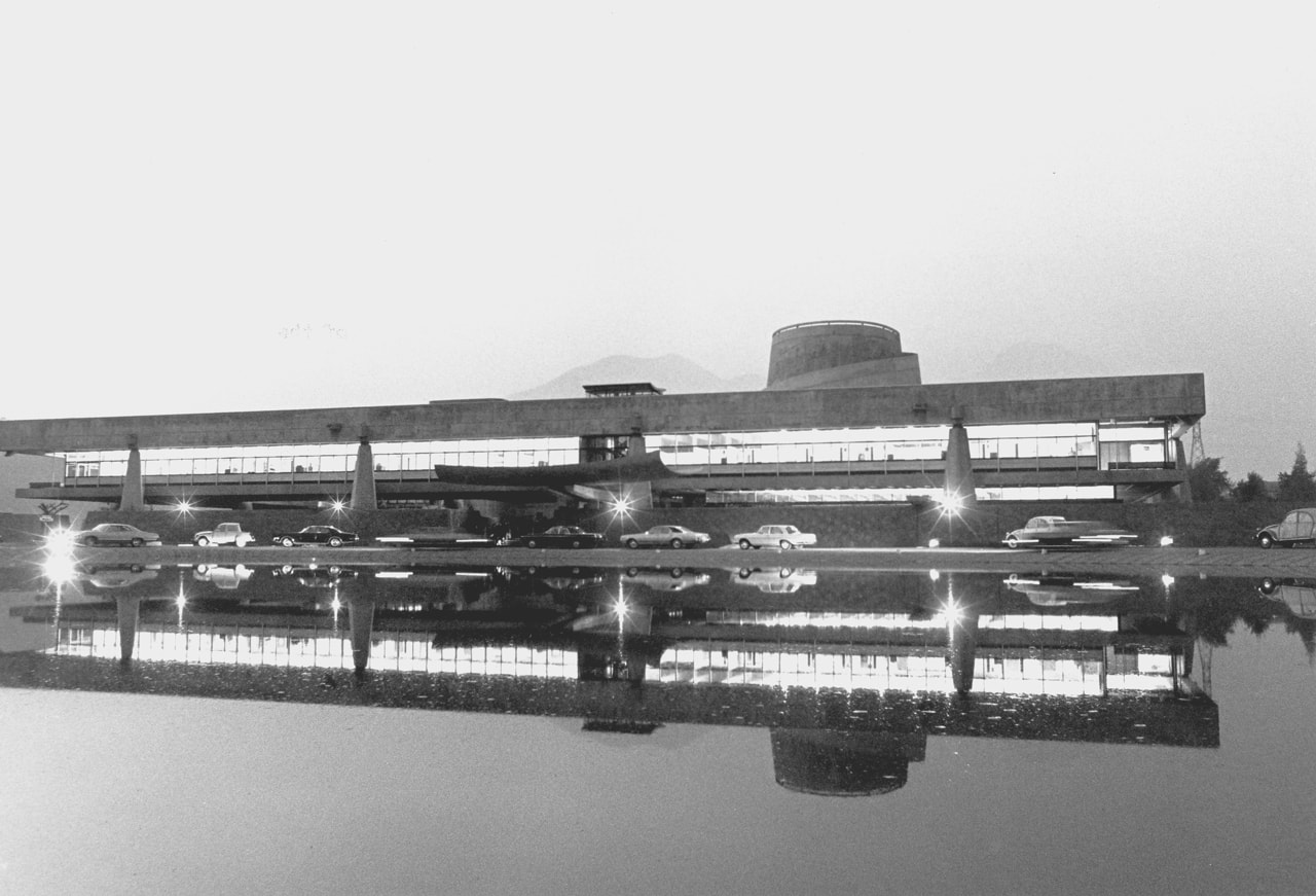 Fachada del edificio sede de la CEPAL (1983)