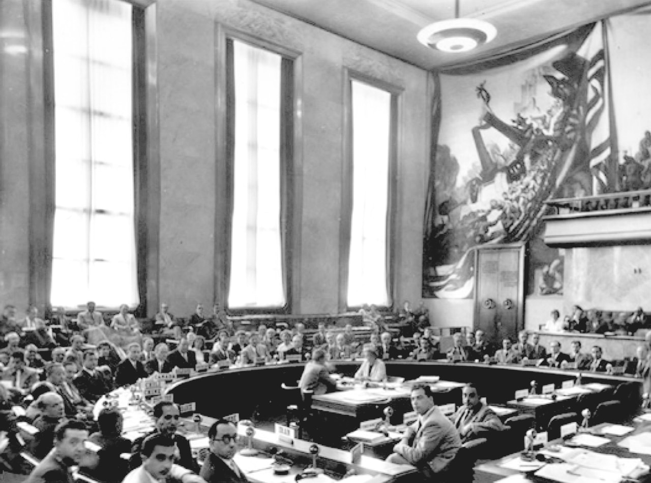 Reunión del Consejo Económico y Social de las
                                                            Naciones
                                                            Unidas 1947
