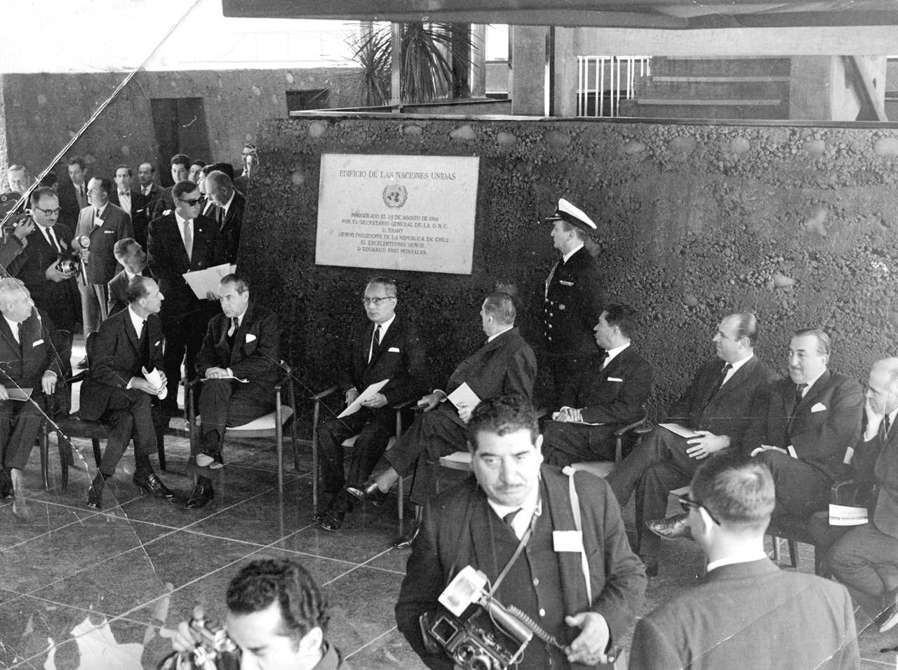 Inauguración de la nueva sede de la CEPAL 1966
