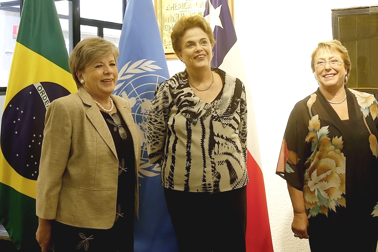 Presidenta del Brasil, Dilma Rousseff, y Presidenta de Chile, Michelle Bachelet