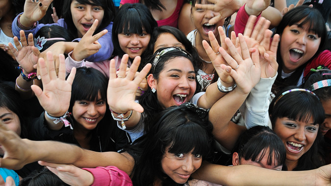 Imagen de niños felices