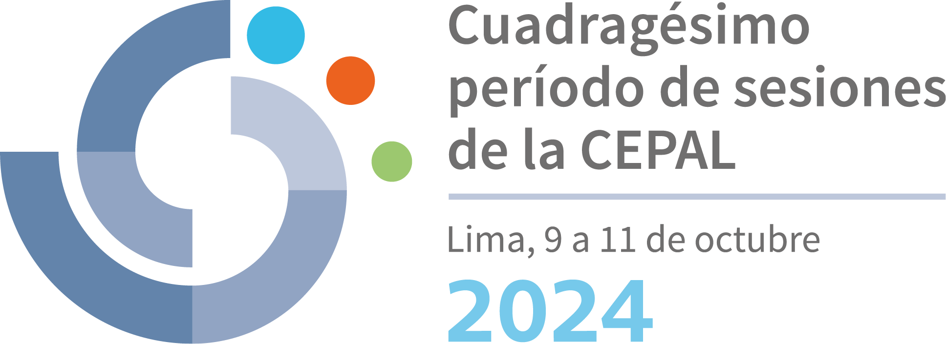 Logotipo Período de sesiones 2024