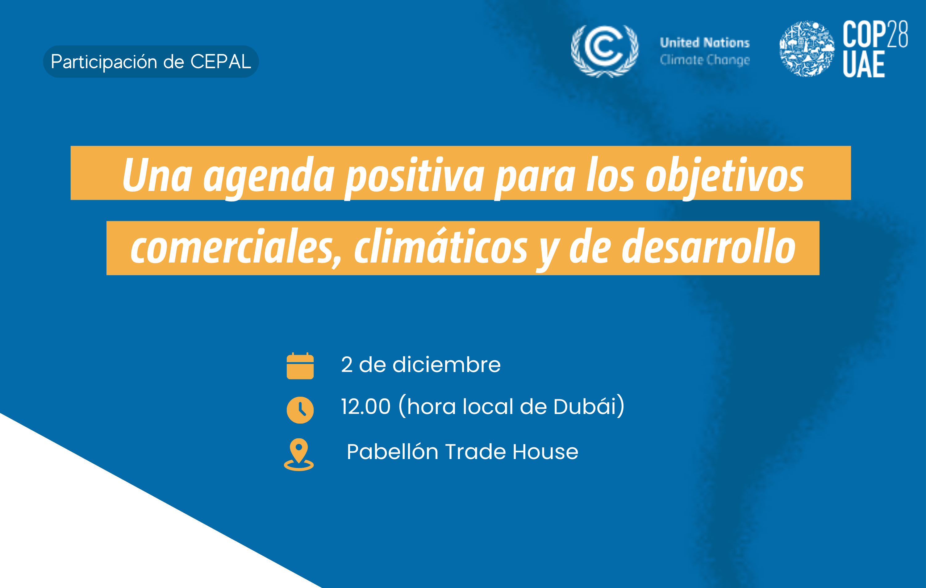 Una agenda positiva para los objetivos comerciales, climáticos y de desarrollo