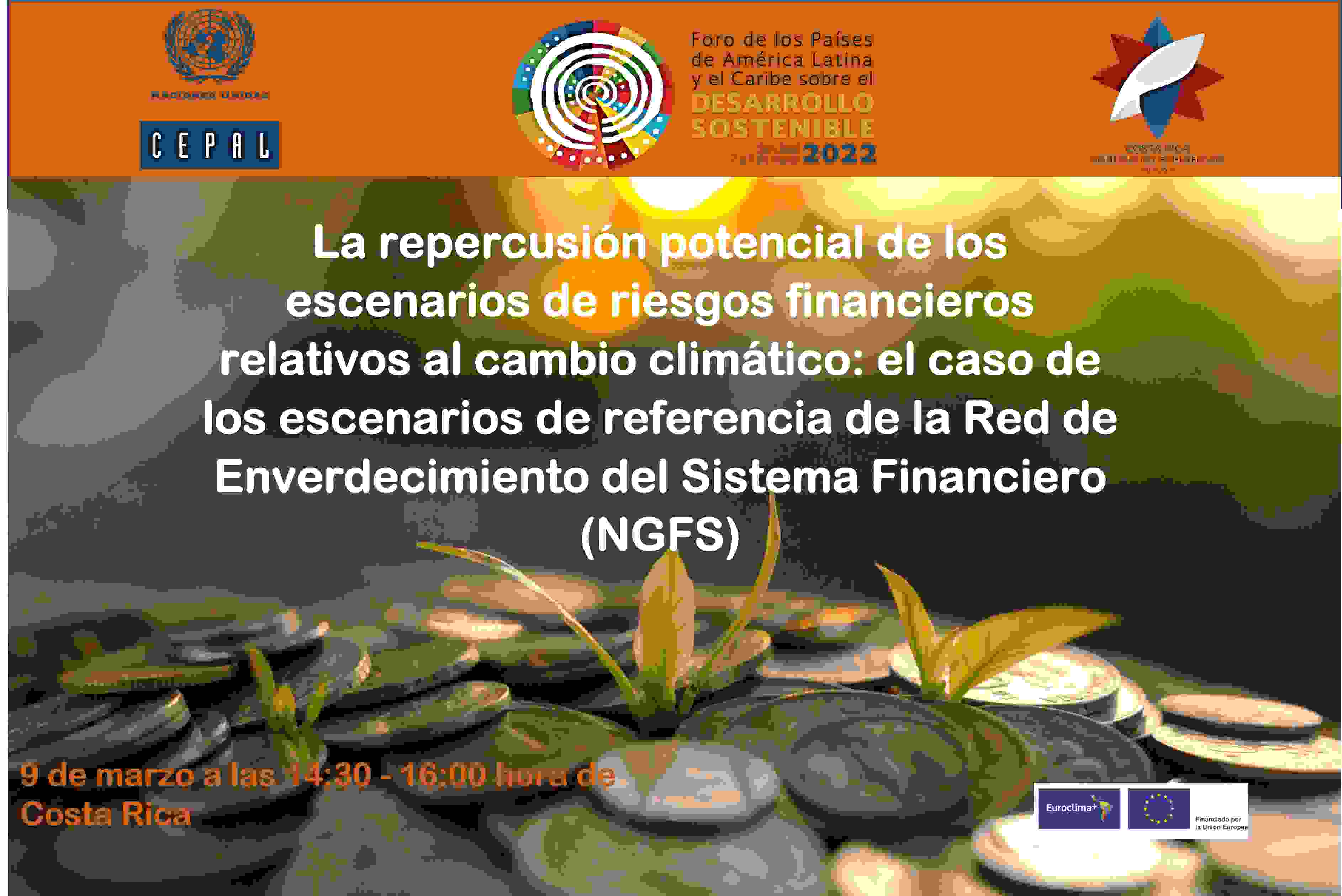 "La repercusión potencial de los escenarios de riesgos financieros relativos al cambio climático: el caso de los escenarios de referencia de la Red de Enverdecimiento del Sistema Financiero (NGFS) "