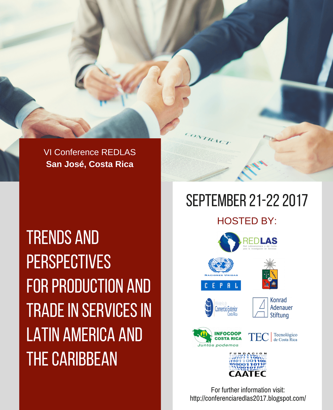 VI Conference REDLAS 2017 Conference title and organizers