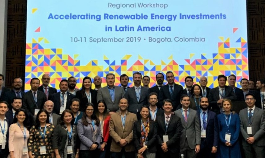 Taller Regional sobre Aceleración de las Inversiones en Energía Renovable en América Latina, 10-11 de septiembre de 2019, Bogotá, Colombia