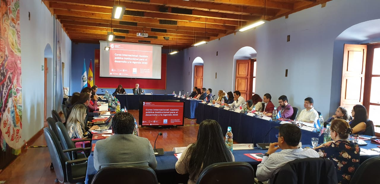 Curso internacional de Gestión pública institucional para el desarrollo y la Agenda 2030