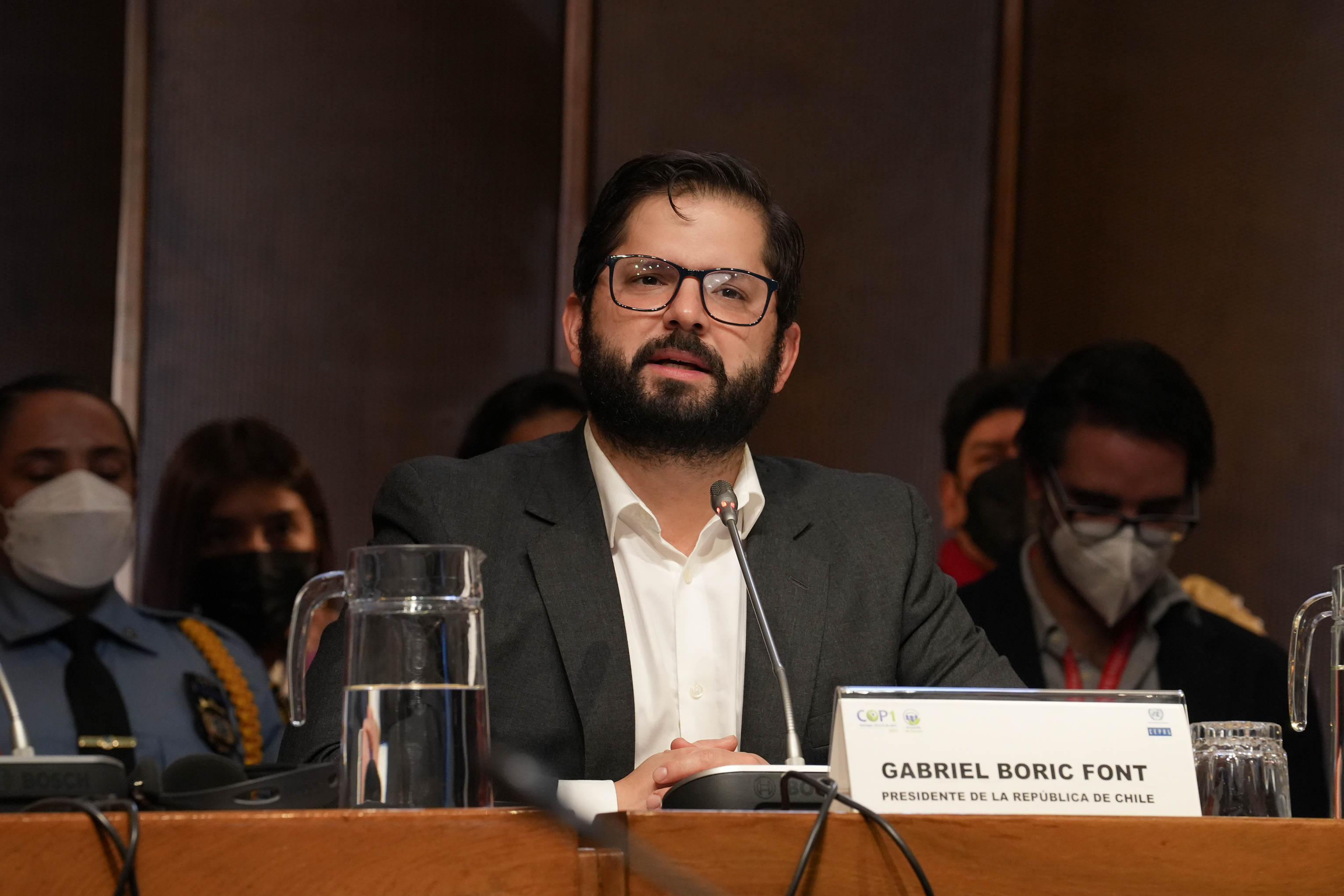 Foto del Presidente de Chile, Gabriel Boric