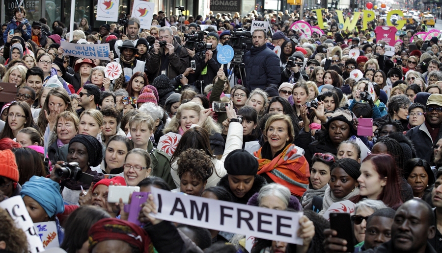 IWD 2015- Stepping it up on the streets of New York City
