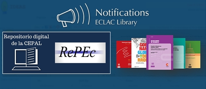 Logo ECLAC Digital repository and RePEc and publications