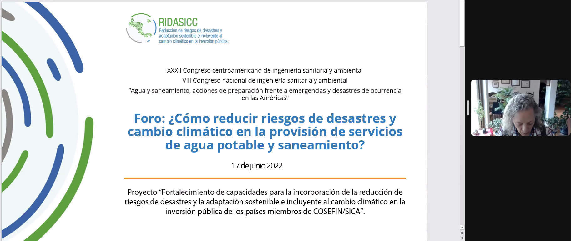 Presentación RIDASICC en Congreso AGISA