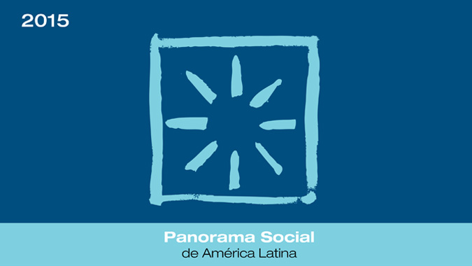 Portada del informe Panorama Social 2015.