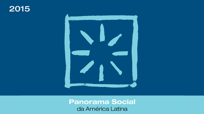 Portada de informe Panorama Social 2015.