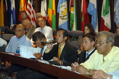 Participantes en el Seminario Regional de Política Fiscal.