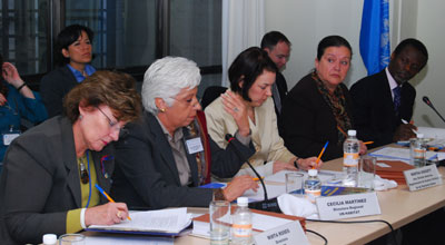 En la reunión participaron representantes de organismos y agencias de las Naciones Unidas que trabajan en América Latina y el Caribe.