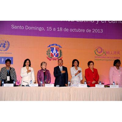 La XII Conferencia Regional sobre la Mujer de América Latina y el Caribe finaliza el viernes en la capital dominicana.