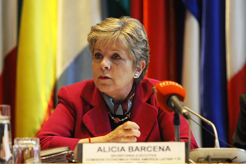 La Secretaria Ejecutiva de la CEPAL, Alicia Bárcena