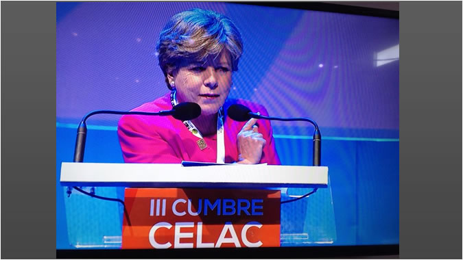 Photo of ECLAC Executive Secretary, Alicia Bárcena.