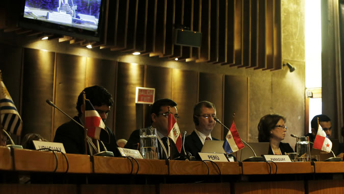 Foto de delegados en la reunión