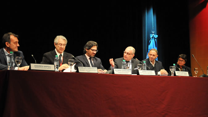 Ministros asistentes a la inauguración de la reunión en Buenos Aires