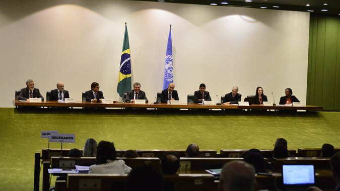 O encontro ocorrerá até sexta-feira, 24 de março, na sede do Ministério das Relações Exteriores do Brasil (Palácio do Itamaraty).
