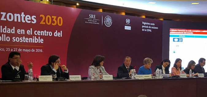 The panel about social policies took place during the regional organization’s gathering in Mexico City. 