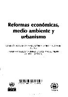 Reformas económicas, medio ambiente y urbanismo