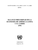 Preliminary Overview of the Economies of Latin America and the Caribbean 1996