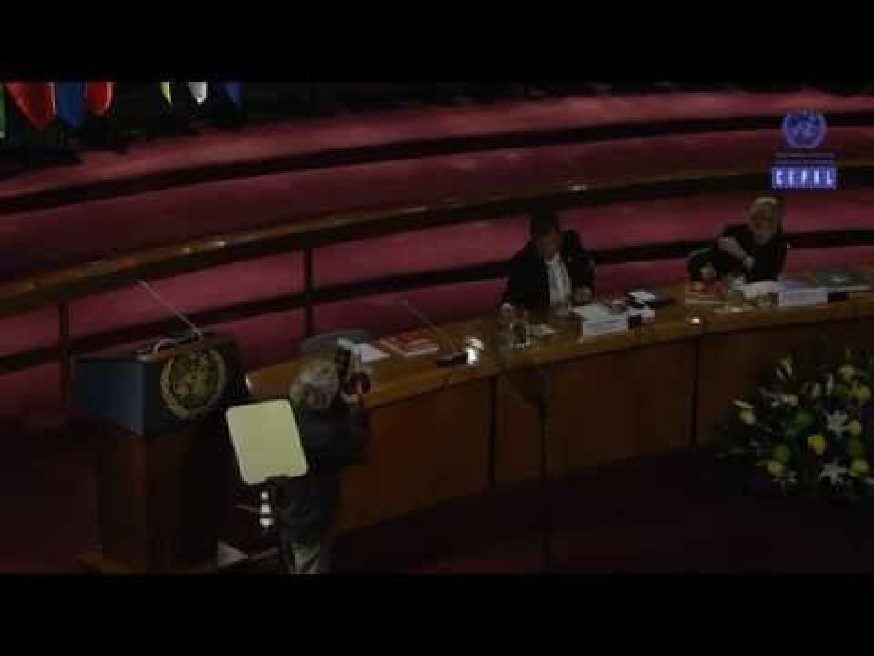 Conferencia magistral del Presidente de Ecuador Rafael Correa
