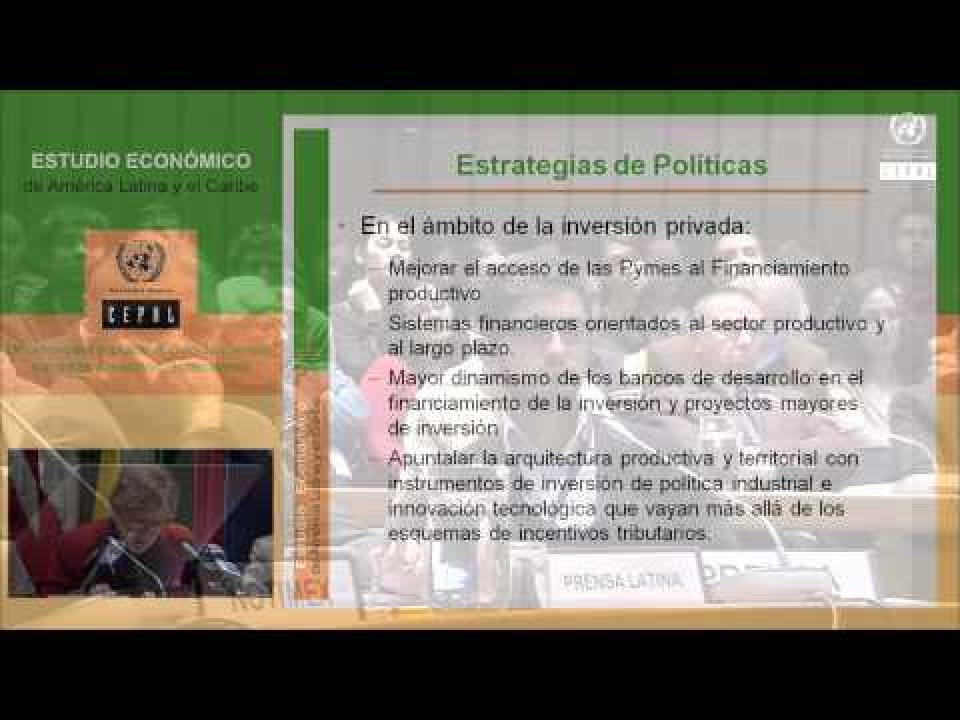 Presentación del Estudio Económico de América Latina y el Caribe 2015