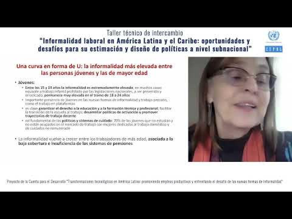Presentación Laís Abramo - Taller técnico sobre informalidad laboral en América Latina y el Caribe