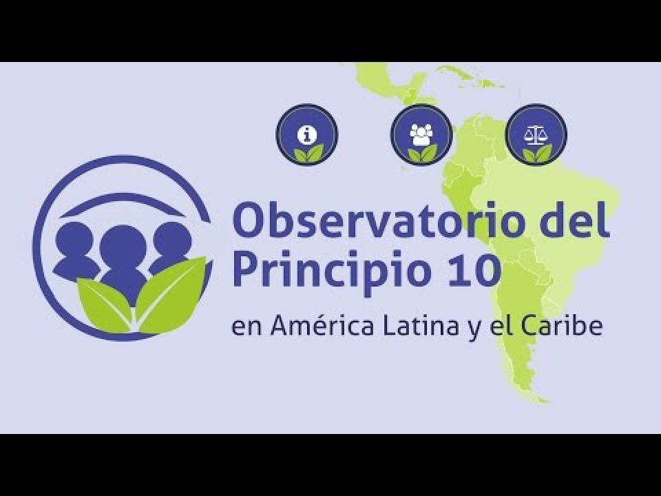Observatorio del Principio 10 en América Latina y el Caribe