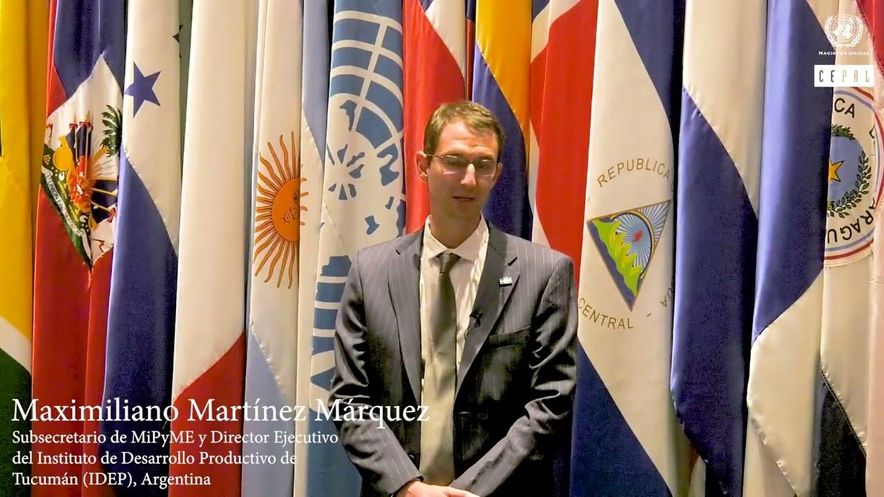 Video Maximiliano Martínez Márquez - Taller desarrollo productivo Argentina (9 de agosto, 2022)