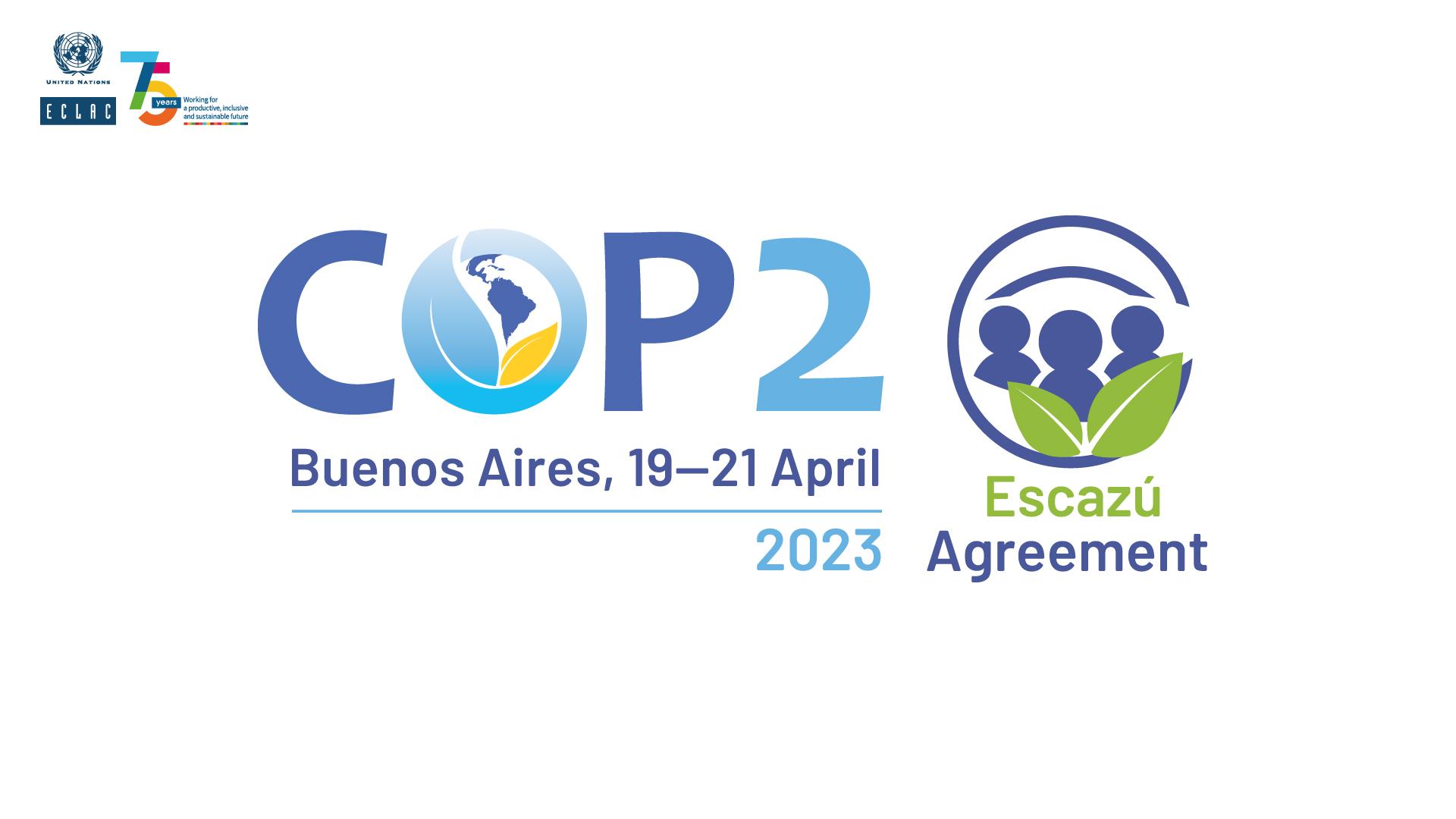 Banner COP 2 Escazú Agreement