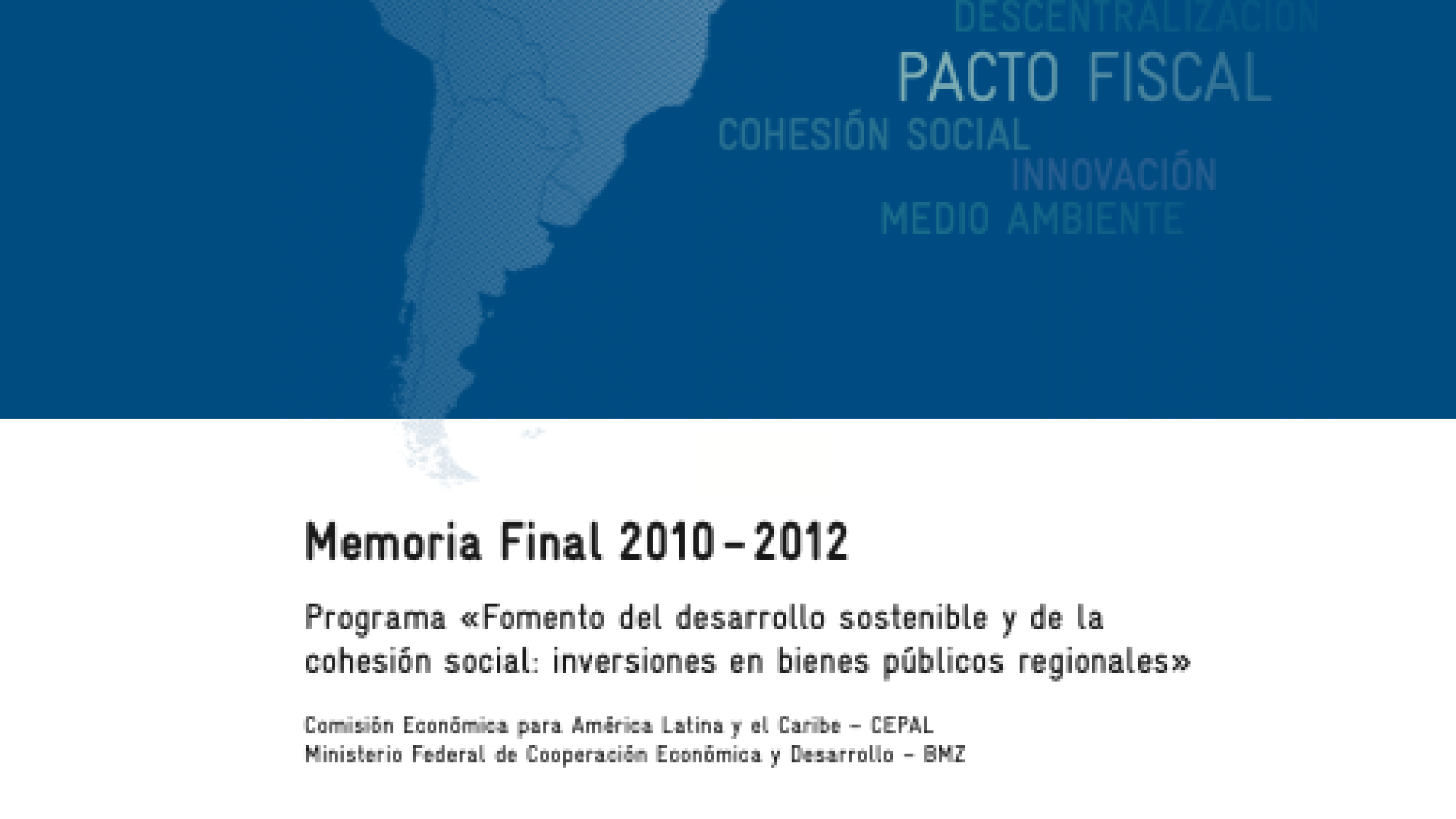 Memoria 2010-2012