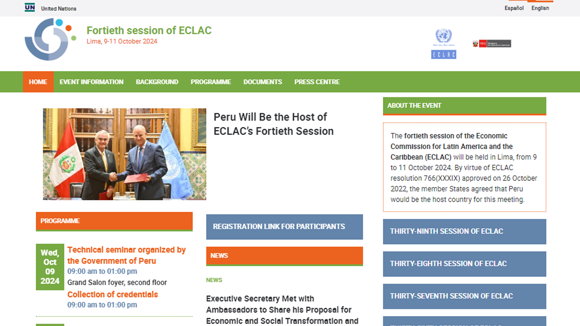 Trending topics  Fortieth session of ECLAC