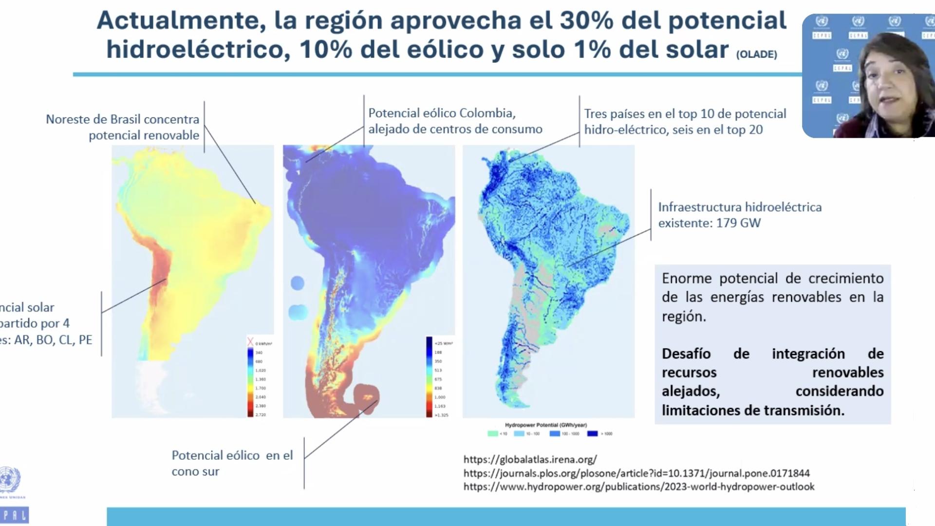 Rayen Quiroga exposición Transición energética en América Latina y el Caribe: transformación del modelo de desarrollo