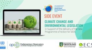 Climate change and environmental legislation in support  of the delivery of the new  Programme of Action for SIDS 