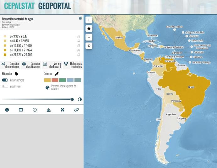 Extracción sectorial de agua