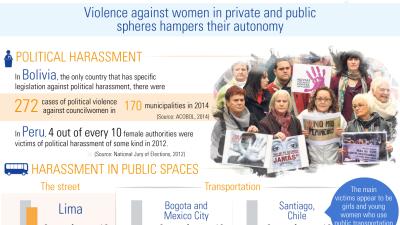 Infographic on violence against women.
