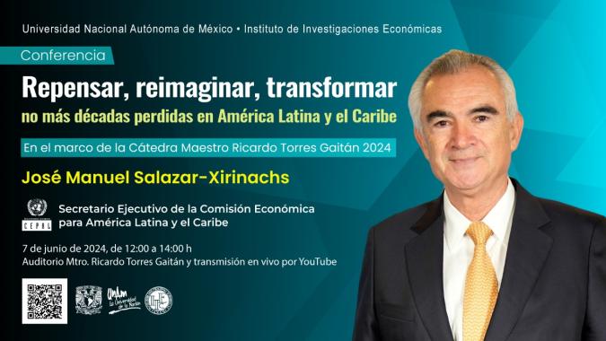 Flyer cátedra Ricardo Torres Gaitán UNAM