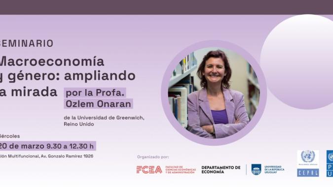 Banner seminario Macroeconomía y Género