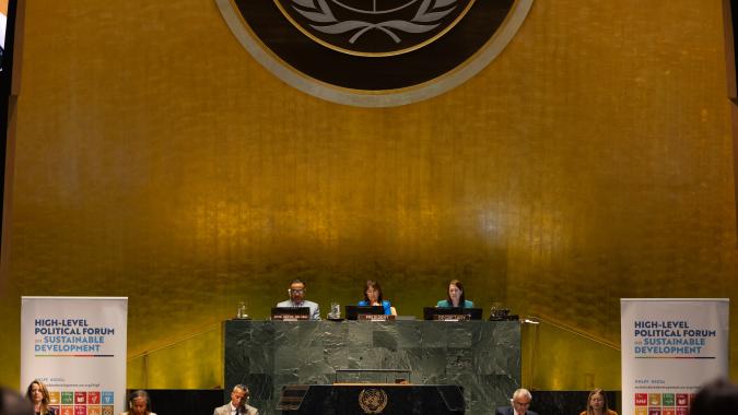 ECLAC Executive Secretary José Manuel Salazar-Xirinachs participated in the HLPF 2024.