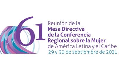 Logo 61 Mesa Directiva Conferencia de la Mujer ingles