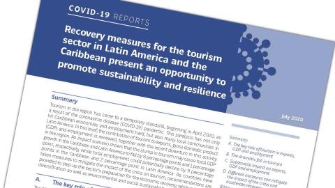 Cover Tourism sector COVID-19 report
