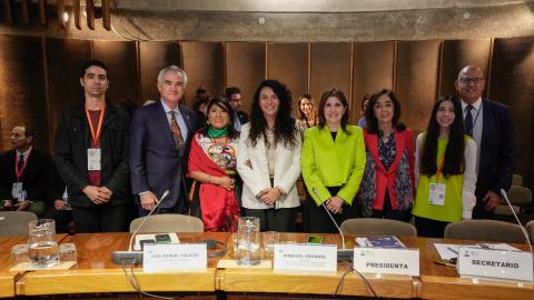 Foto de la clausura de la Sexta Reunión del Foro de los Países de ALC sobre el Desarrollo Sostenible 2023.