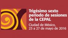 Banner 36 período de sesiones de la CEPAL