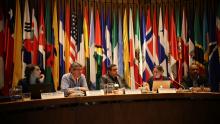 Imagen del panel del seminario Coordinación entre múltiples actores para una movilidad urbana sostenible en América Latina y el Caribe.
