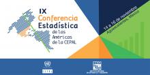 Banner Novena Conferencia Estadística de las Américas.