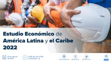 Banner anuncio lanzamiento Estudio Económico de América Latina y el Caribe 2022